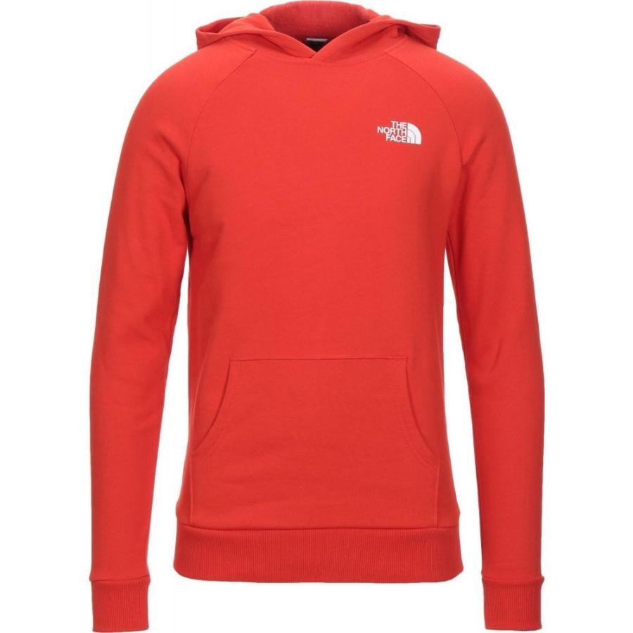 代引き手数料無料 ザ ノースフェイス The North Face メンズ スウェット トレーナー パーカー トップス Hooded Sweatshirt Red 最終値下げ Tellosystems Com