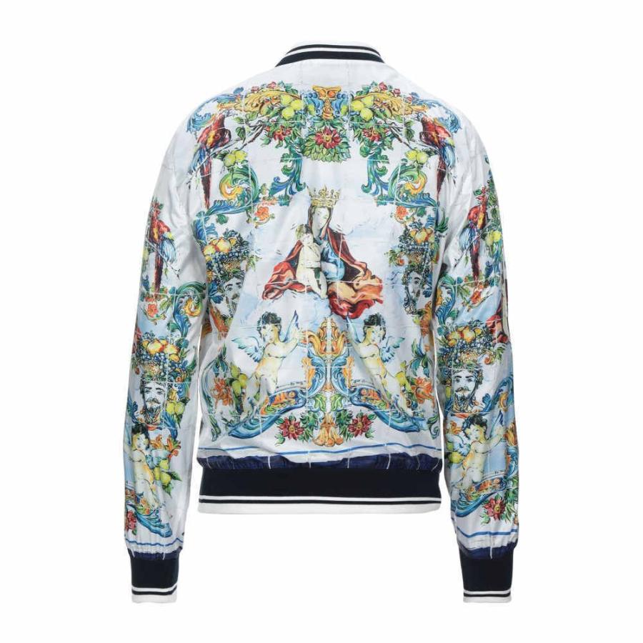 おすすめ ドルチェ ガッバーナ メンズ ブルゾン ドルチェ ガッバーナ Gabbana Dolce Dolce White Bombers アウター ブルゾン メンズ Gabbana ジャケット Www Ja Kitakyu Or Jp