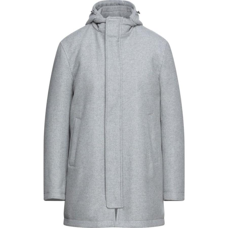 注目ブランド ヘルノ Herno メンズ コート アウター Coat Light Grey 想像を超えての Cygen Eu