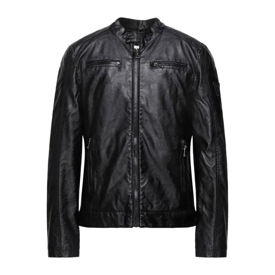 高品質の人気 メンズ Guess ゲス アウター メンズ ジャケット ゲス Guess ジャケット Black Jacket アウター ジャケット Miltinho Com