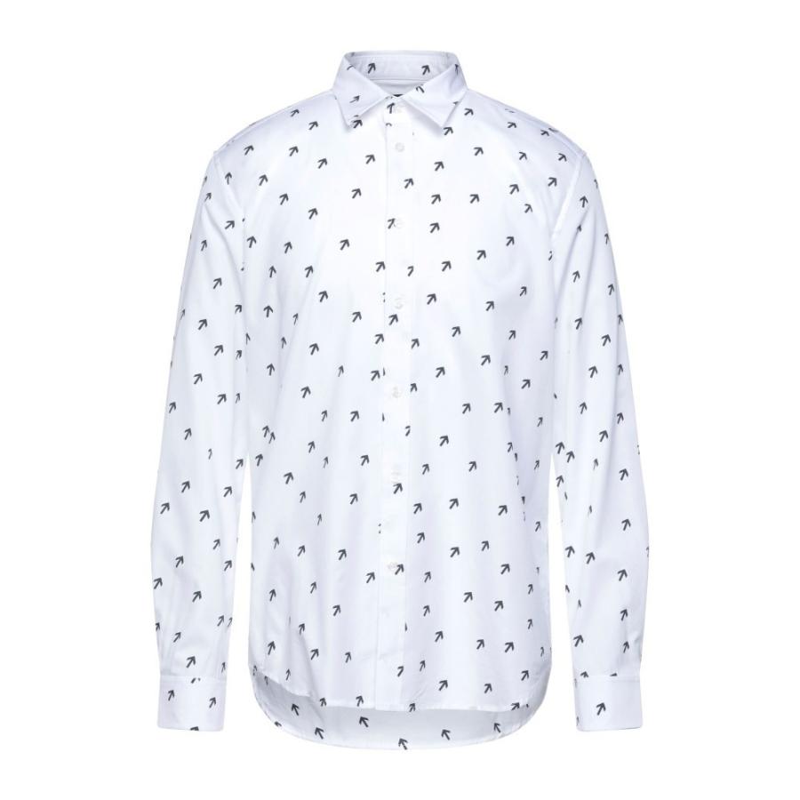 数量限定セール  ディーゼル DIESEL メンズ シャツ トップス solid color shirt White 長袖