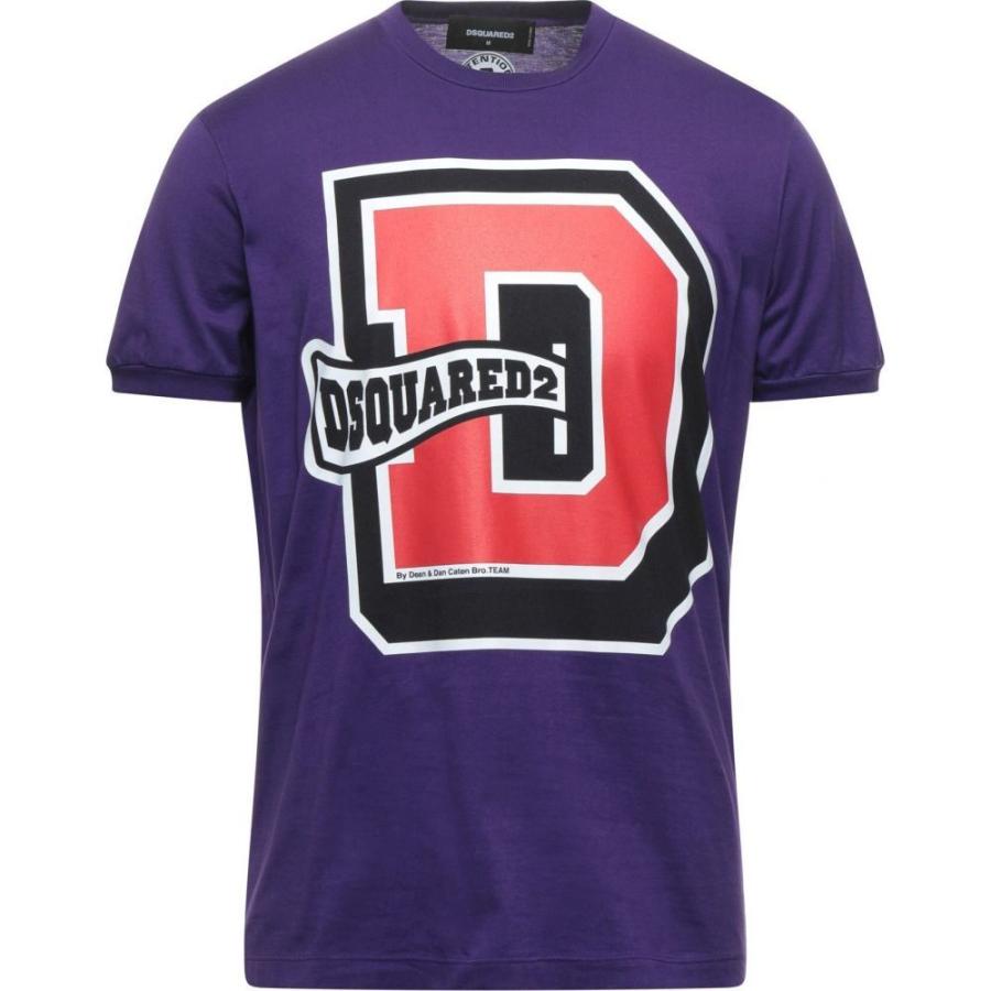 定期入れの ディースクエアード DSQUARED2 Purple T-Shirt トップス Tシャツ メンズ 半袖