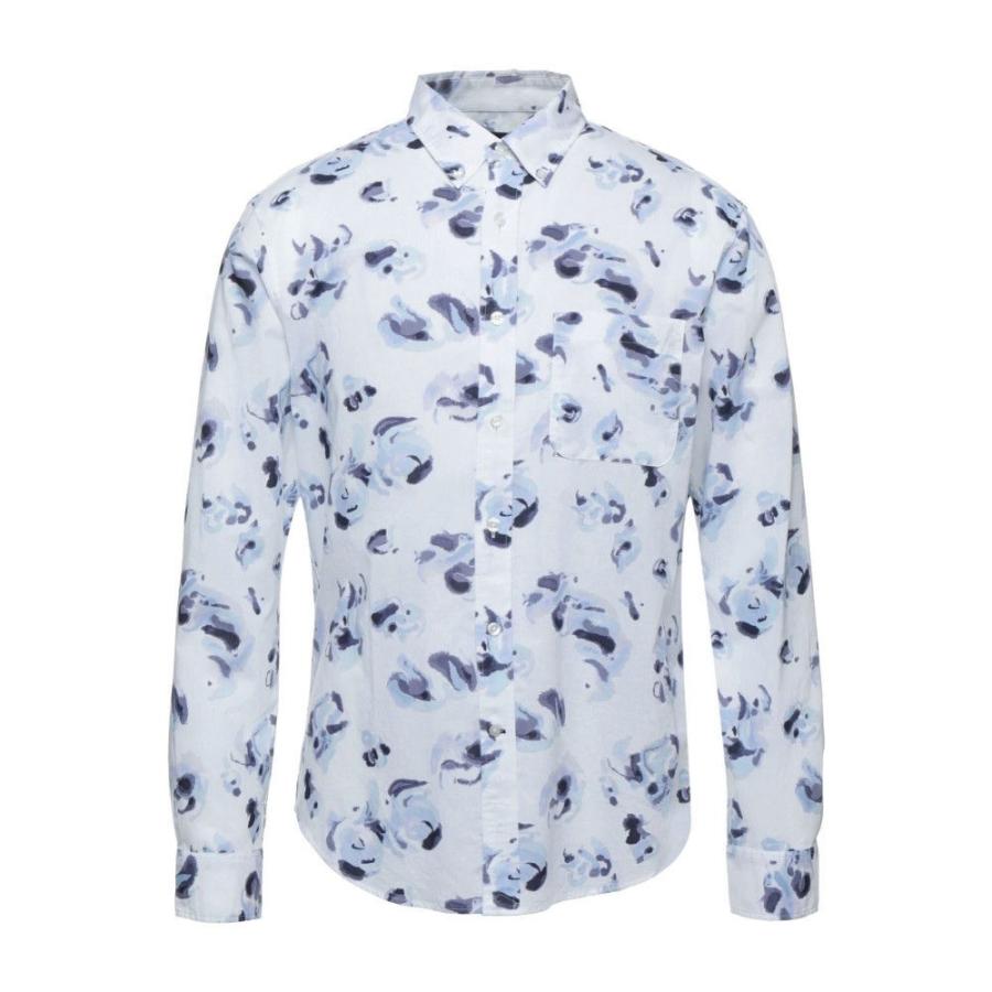 即日発送 トップス シャツ メンズ Monaco Club モナコ クラブ トップス メンズ シャツ モナコ クラブ Monaco Club Patterned White Shirt シャツ カジュアルシャツ Durostack Com
