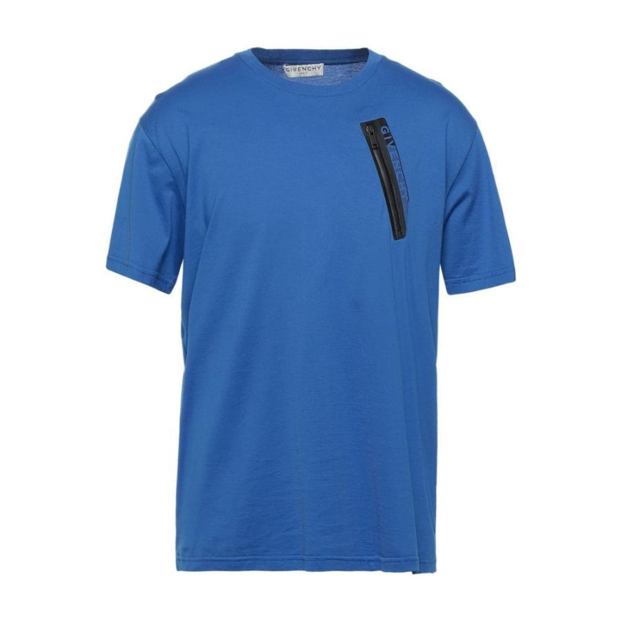GIVENCHY シャツ ブルー×チェック メンズ 39 Mサイズ elc.or.jp