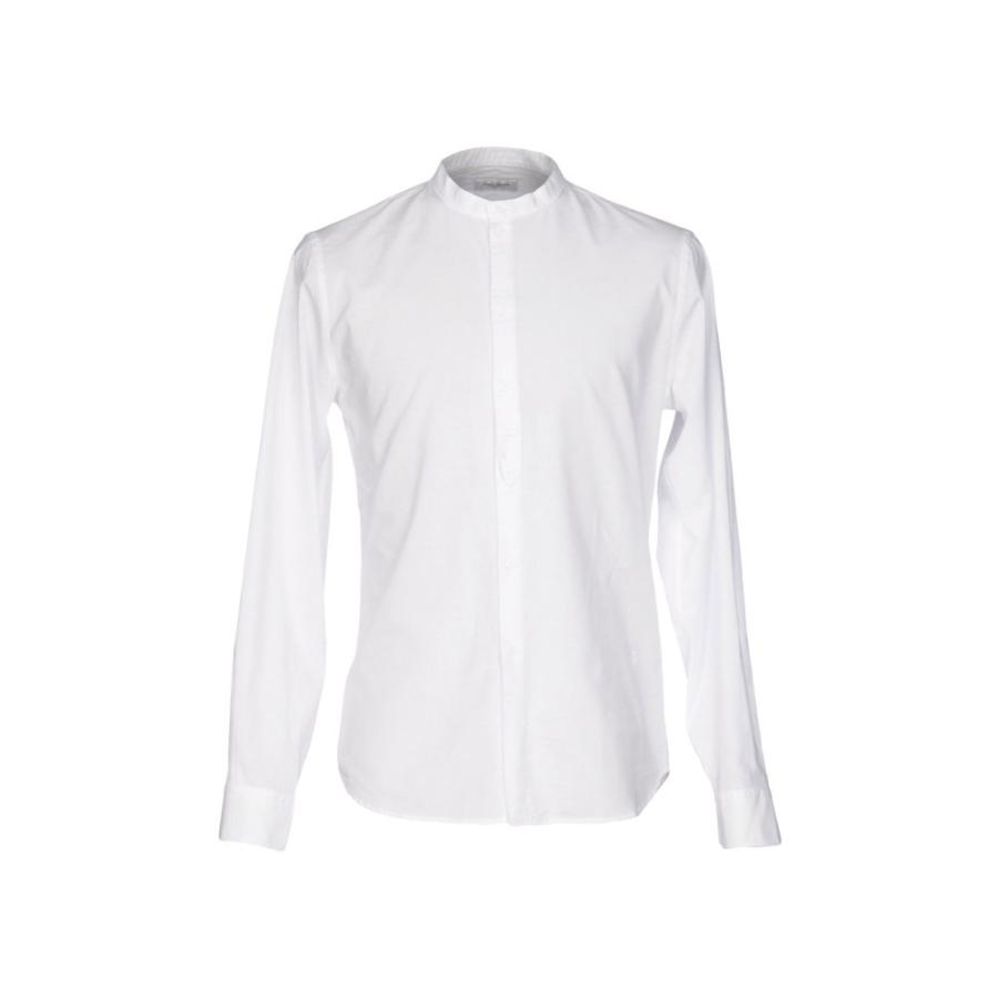 【超目玉枠】 ペコラ パオロ PAOLO White Shirt Color Solid トップス シャツ メンズ PECORA 長袖