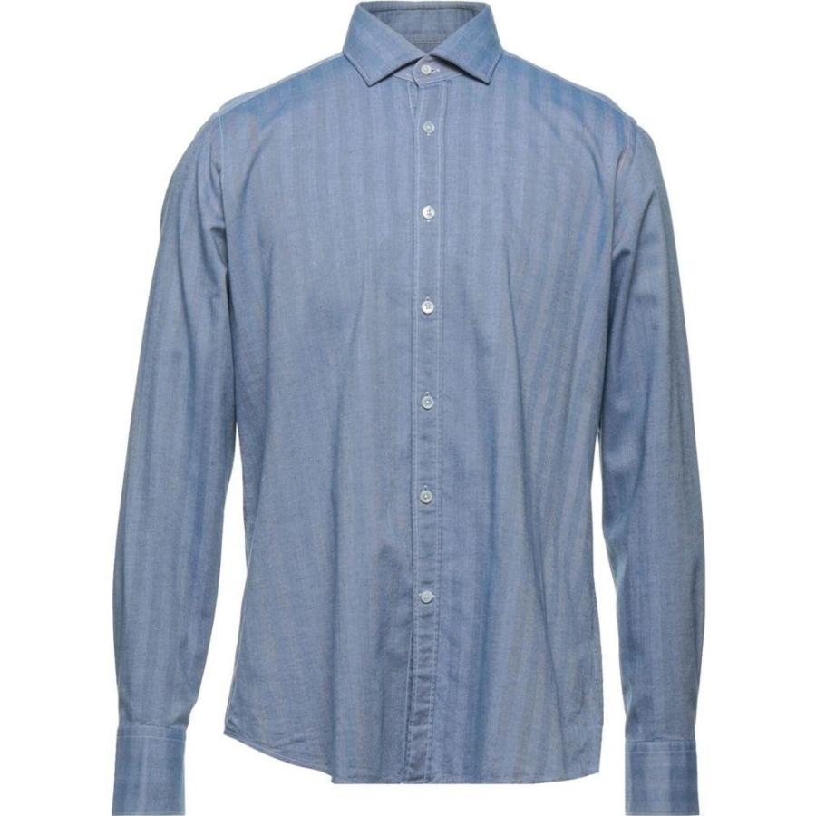 注目の福袋 Bagutta バグッタ Blue Shirt Patterned トップス シャツ メンズ Bagutta バグッタ トップス メンズ シャツ シャツ カジュアルシャツ