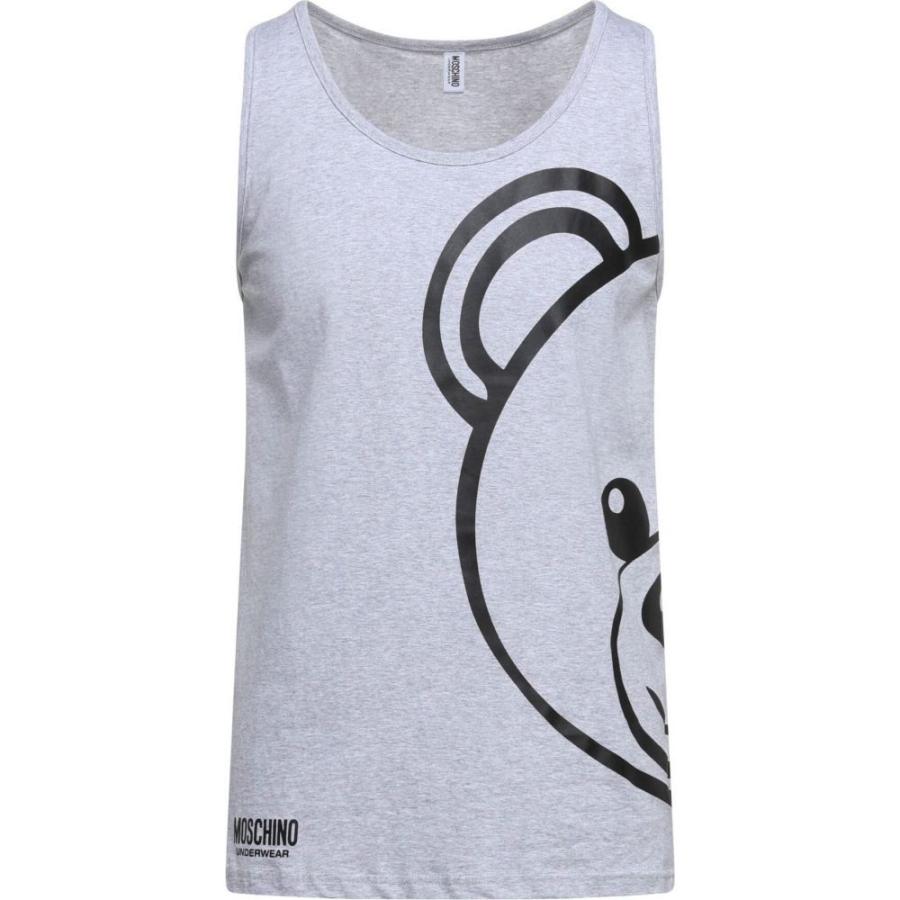 人気ブランドを モスキーノ Moschino メンズ タンクトップ トップス Tank Top Grey 楽天ランキング1位 Mail Alrayan University Edu Ye