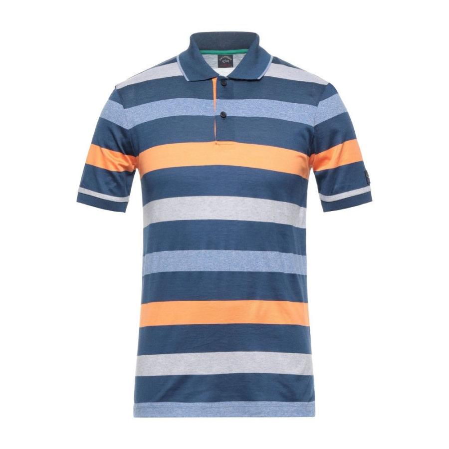 ポール シャーク PAUL & SHARK メンズ ポロシャツ トップス Polo Shirt Slate blue