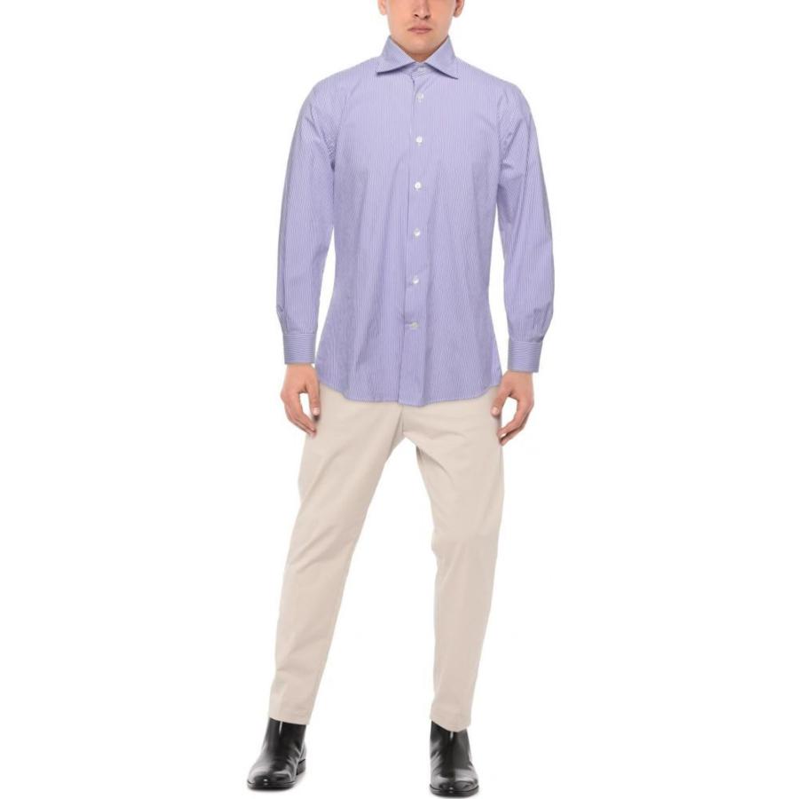 ランキング第1位 シャツ ロダ Roda メンズ Purple Shirt Striped トップス シャツ メンズ Roda ロダ トップス シャツ カジュアルシャツ Smartlightingco Com