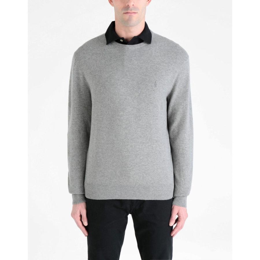 未使用品 Lauren Ralph Polo ローレン ラルフ メンズ Grey Weaters Wool Loryelle トップス ニット セーター ニット セーター サイズ L Baskincoffee Vicom Corp Com