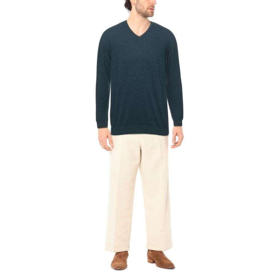 2021人気特価 カシミア カングラ KANGRA blue Slate Sweater トップス