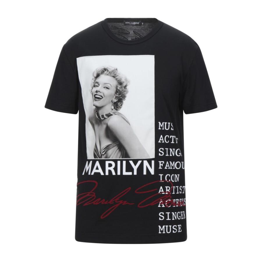 限定版 メンズ Gabbana Dolce ドルチェ ガッバーナ メンズ Tシャツ ドルチェ ガッバーナ Gabbana Dolce Tシャツ Black T Shirt トップス Tシャツ カットソー
