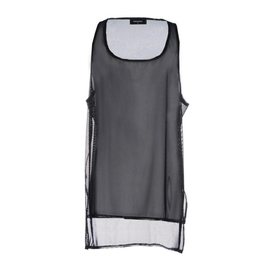 Hl1 Ff8f490d55 フェルマート Dsquared2 タンクトップ ディースクエアード Black タンクトップ トップス Tank Fermart 2号店 Tank Top トップス メンズ タンクトップ