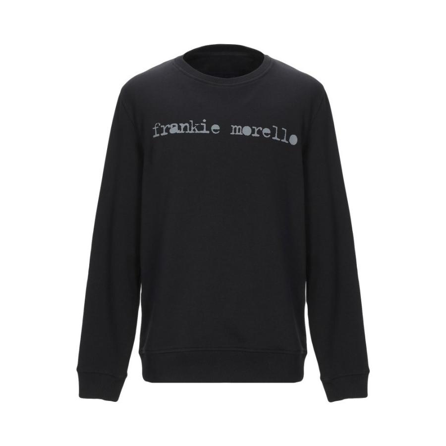 直販特別価格 フランキーモレロ Frankie Morello メンズ スウェット トレーナー トップス Sweatshirt Black 直販お値下 Superavila Com
