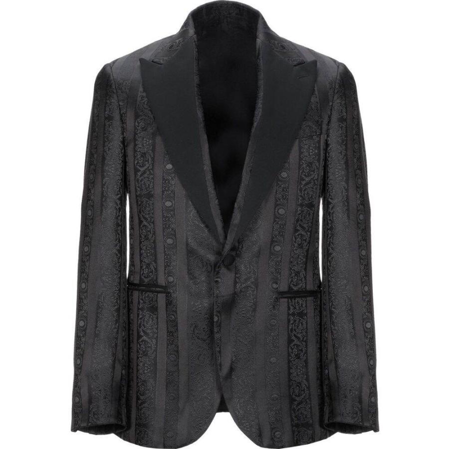 楽天ランキング1位 Black Blazer アウター スーツ ジャケット メンズ Versace ヴェルサーチ アウター メンズ スーツ ジャケット ヴェルサーチ Versace スーツ フォーマル Affaires Sociales Gouv Cg