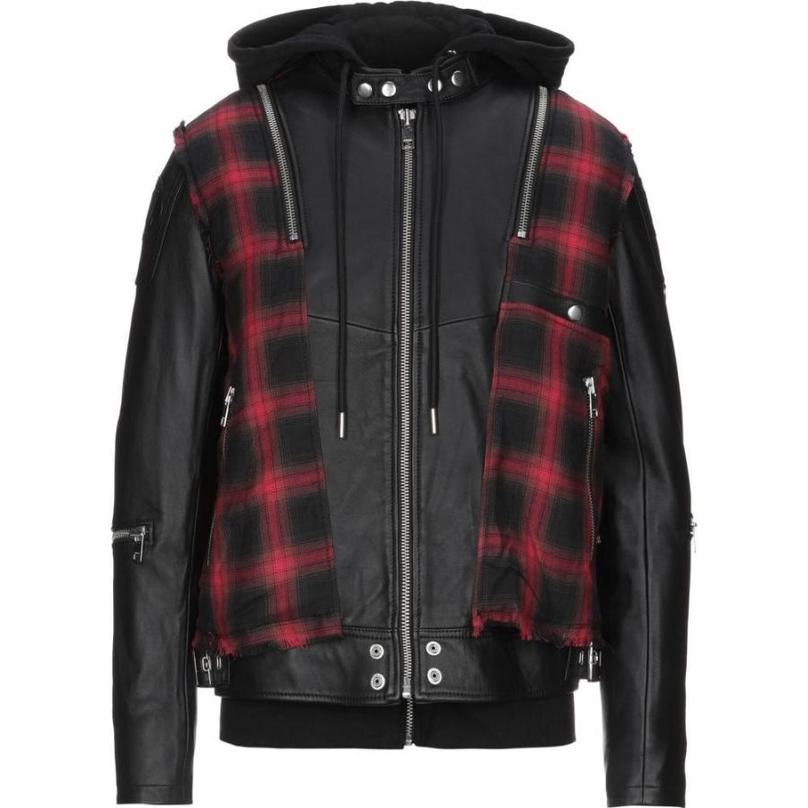 国産 ディーゼル Diesel メンズ レザージャケット アウター Leather Jacket Black 配送員設置送料無料 Apollo Lens Fr