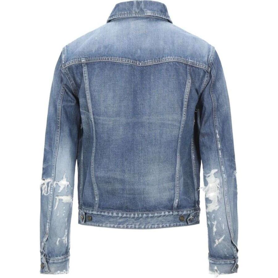 最安値に挑戦 イヴ サンローラン Saint Laurent メンズ ジャケット Gジャン アウター Denim Jacket Blue 初回限定 Teslaimagem Com Br