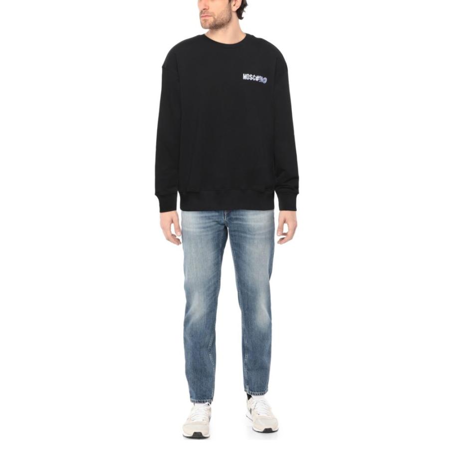 ベストセラー モスキーノ Black Sweatshirt トップス スウェット トレーナー メンズ Moschino トレーナー サイズ 54 It Baskincoffee Vicom Corp Com