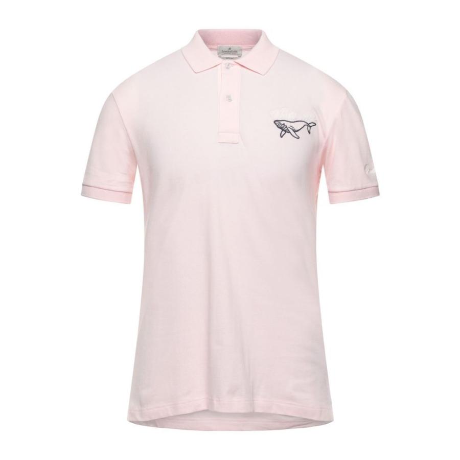 最先端 ブルックスフィールド BROOKSFIELD メンズ ポロシャツ トップス Polo Shirt Light pink ポロシャツ