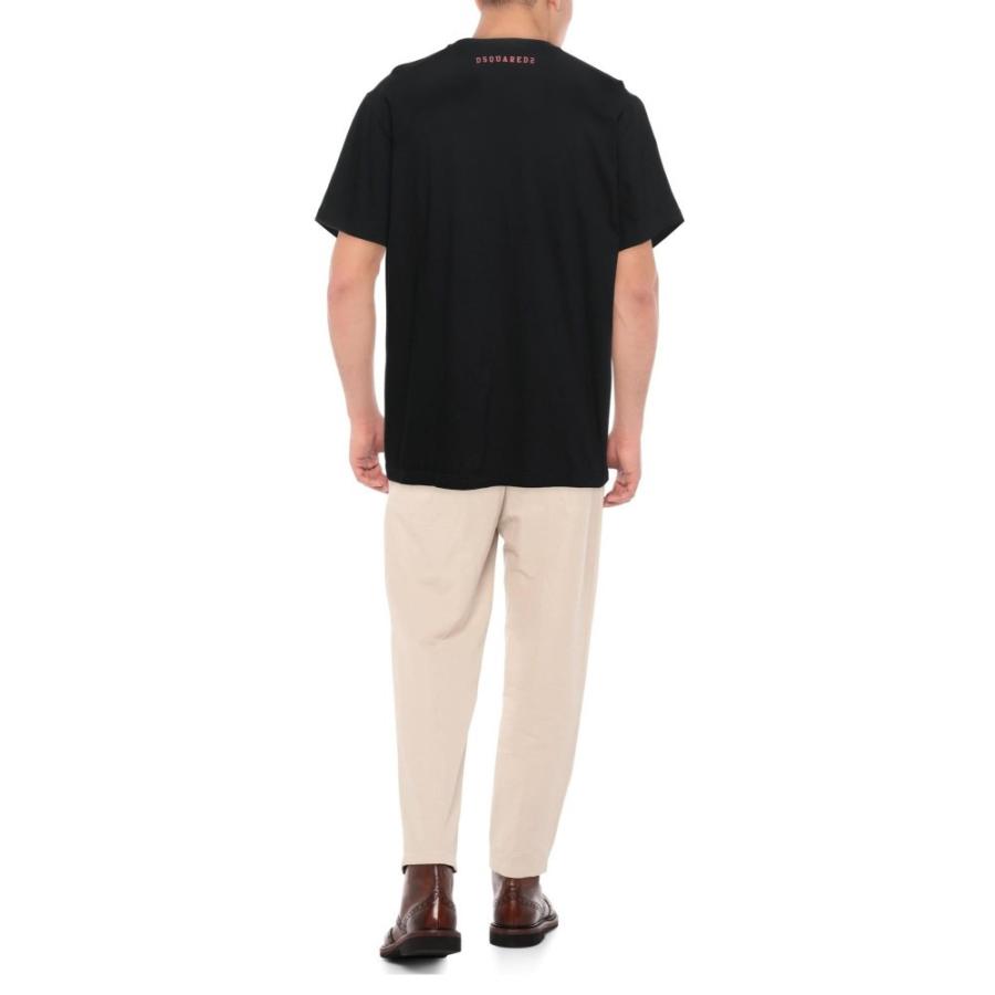 限定販売 Dsquared2 ディースクエアード Black T Shirt トップス Tシャツ メンズ Dsquared2 ディースクエアード トップス メンズ Tシャツ Tシャツ カットソー