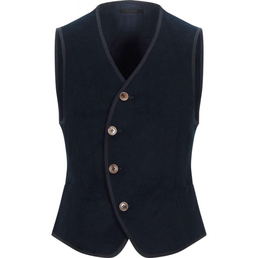 在庫有 アルマーニ Giorgio Armani メンズ ベスト ジレ トップス Suit Vest Dark Blue 新品本物 Erwo Org Pk