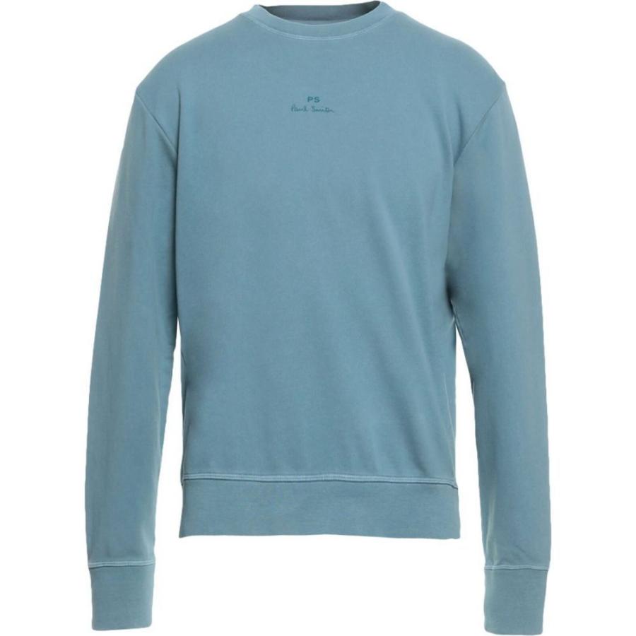 入荷済み ポールスミス Ps Paul Smith メンズ スウェット トレーナー トップス Crew Neck Sweat Ps Stack Logo Pastel Blue セット販売品 Www Superavila Com