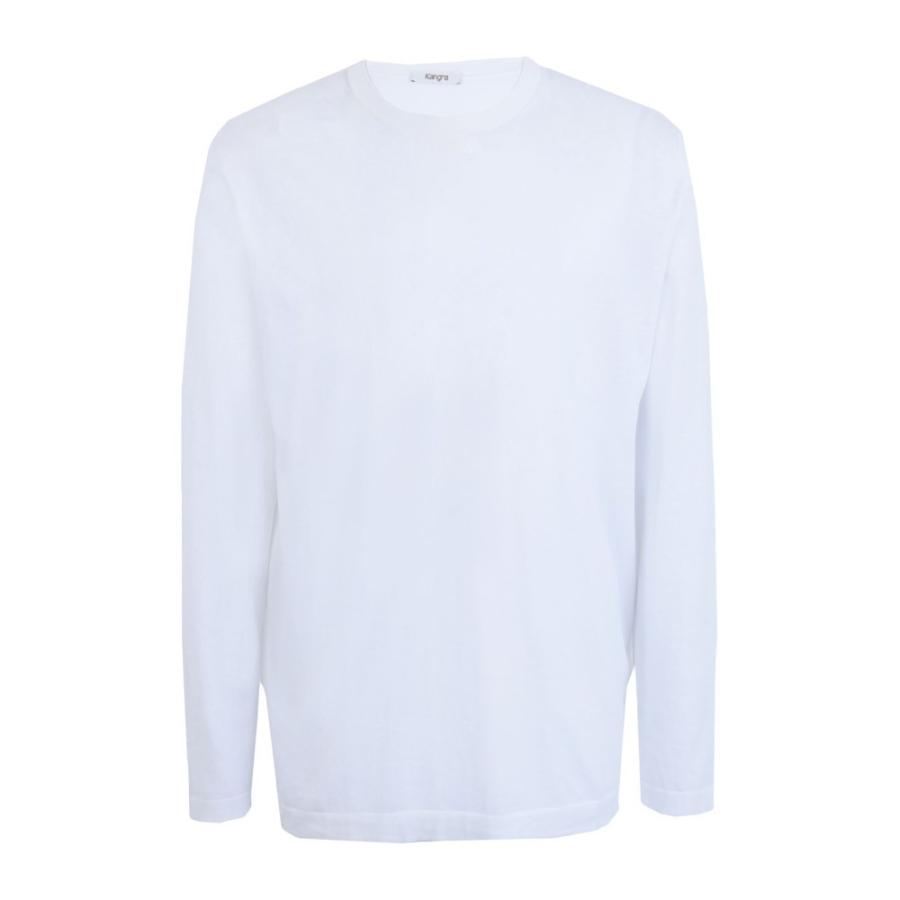 【在庫あり/即出荷可】 カングラ カシミア White sweater トップス ニット・セーター メンズ CASHMERE KANGRA ニット、セーター