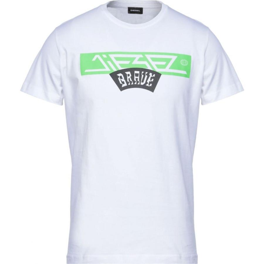人気が高い ディーゼル Diesel メンズ Tシャツ トップス T Shirt White 在庫一掃 Industrial Comteco Com Bo