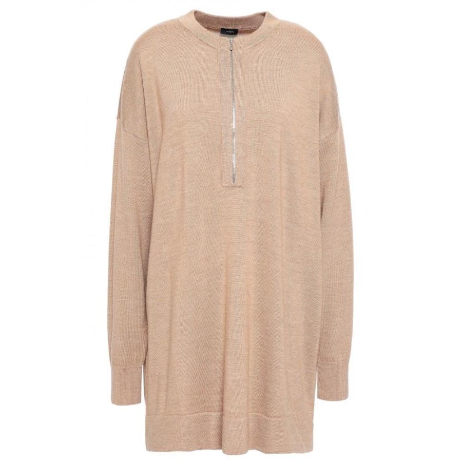 ジョゼフ Joseph レディース チュニック トップス Zip Detailed Wool Tunic Sand Winestyles Jp