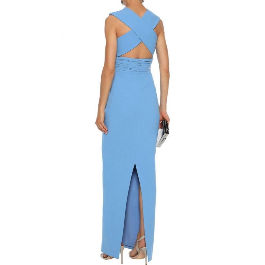 レイチェル ギルバート Rachel Gilbert レディース パーティードレス ワンピース ドレス Cutout Pleated Cady Gown Light Blue On2performance Com