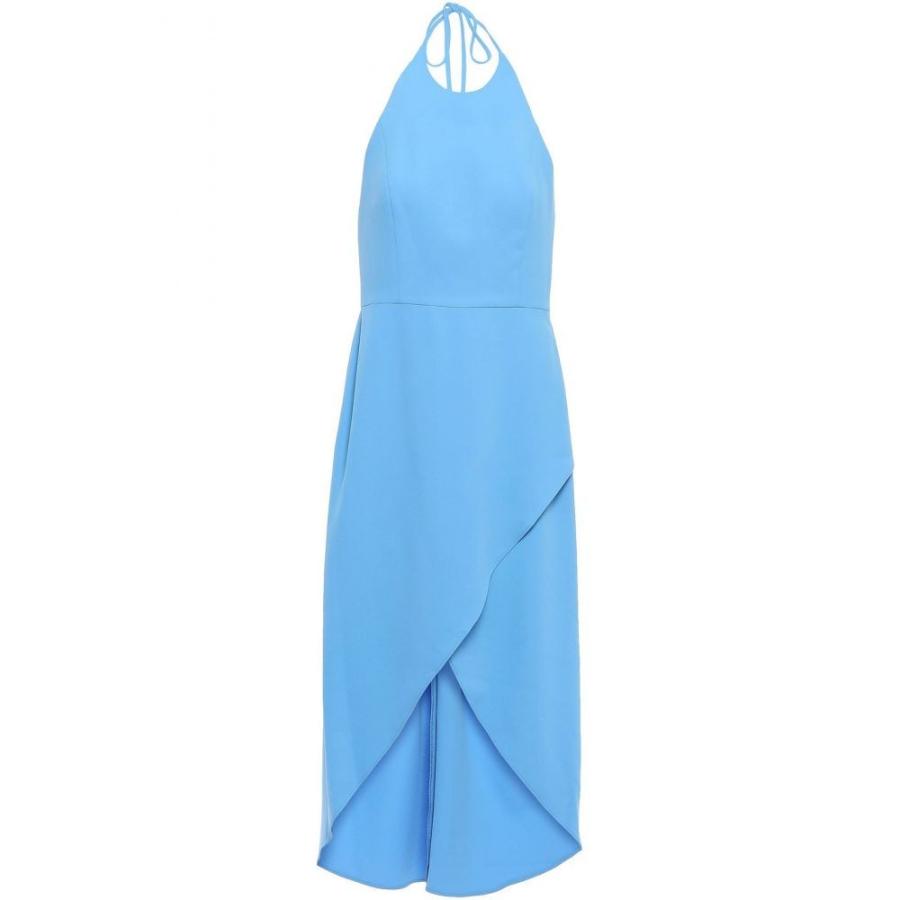 Halterneck Lo Ffda7d9015 フェルマート Halterneck Alice Fermart Alice Kristy Wrap Effect Dress ワンピース ドレス Azure オリビア アンド レディース Olivia Crepe 2号店 パーティードレス アリス