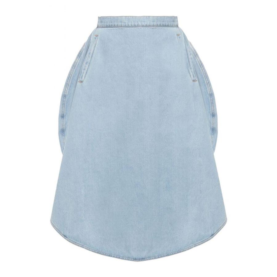 メゾン マルジェラ Mm6 Maison Margiela レディース ひざ丈スカート デニム スカート Denim Midi Skirt Light Denim Supersport Tn