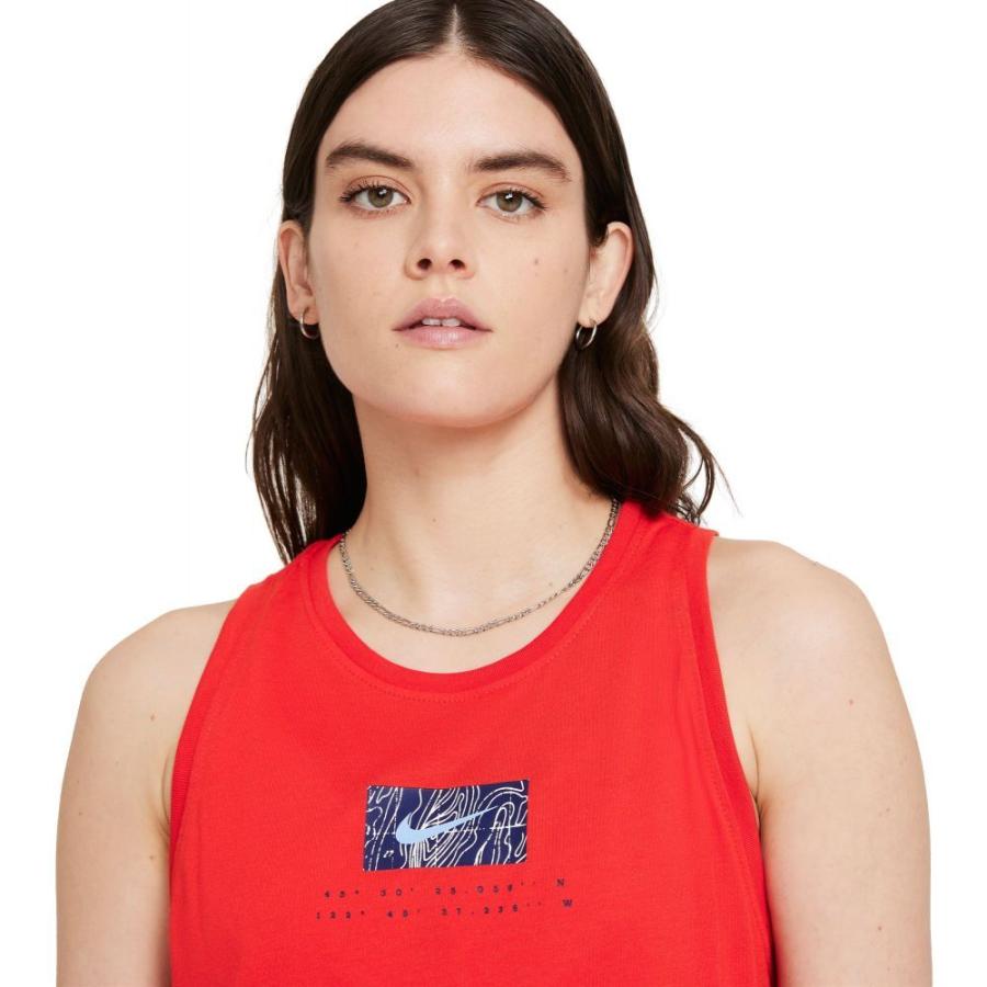 ナイキ Nike レディース ラクロス タンクトップ トップス Sportswear Americana Graphic Tank Top Chile Red｜fermart2-store｜04