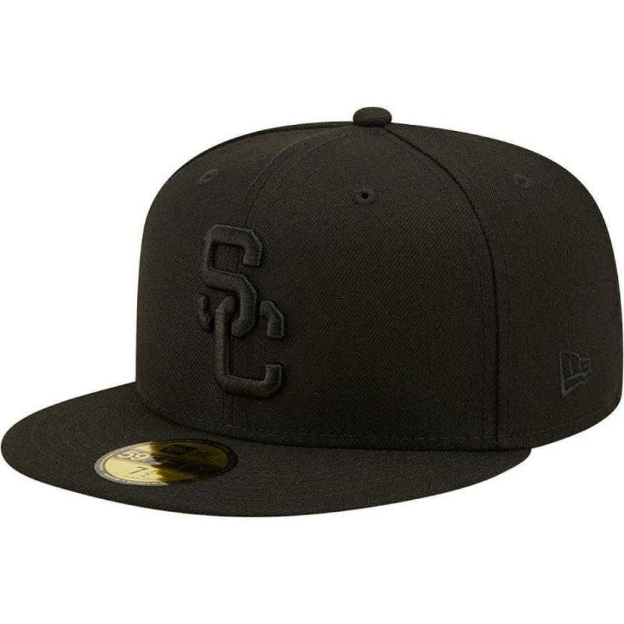 【お買い得！】 Black Trojans USC 帽子 メンズ Era New ニューエラ Tonal Hat Fitted 59Fifty その他帽子