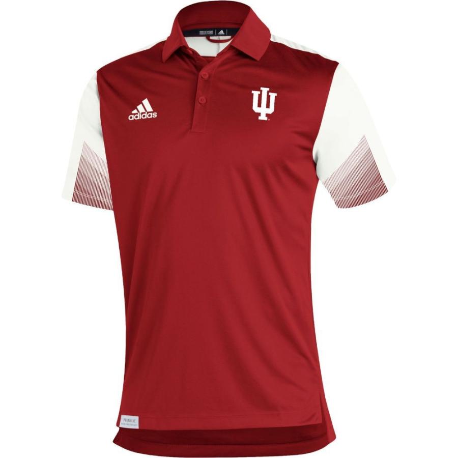 大人気新作 Adidas アディダス トップス メンズ ポロシャツ アディダス Adidas メンズ Polo Performance Sideline Primeblue Crimson Hoosiers Indiana トップス ポロシャツ トップス