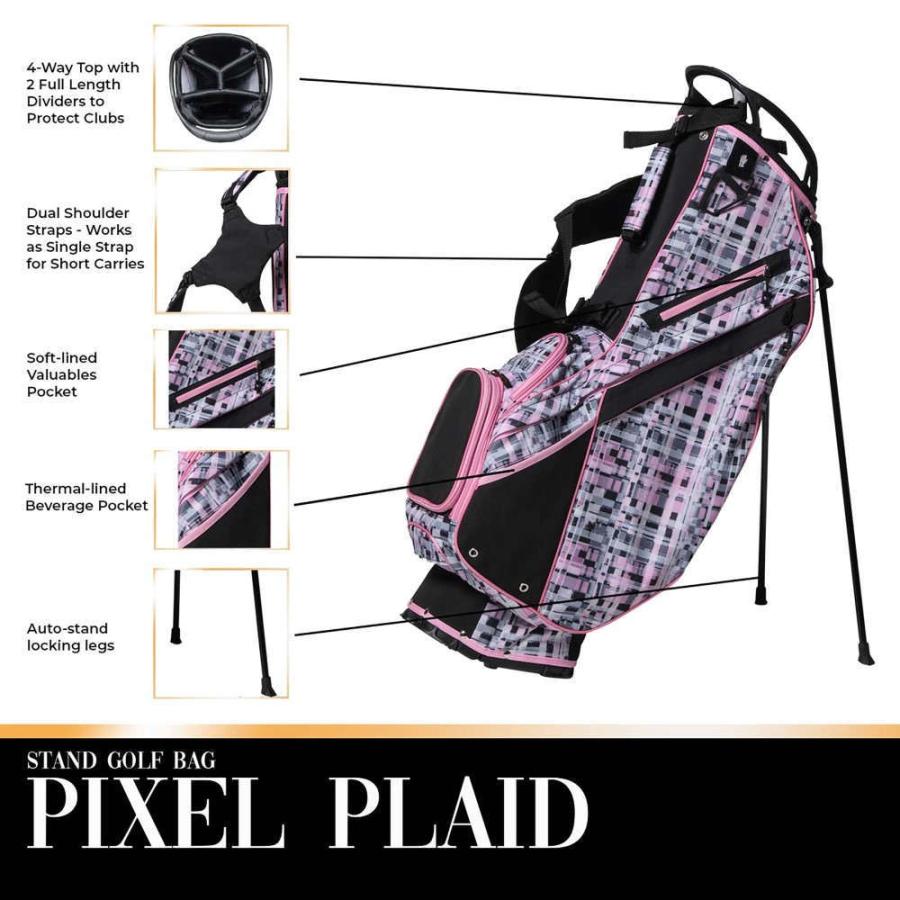 グローブイット Glove It レディース ゴルフ スタンドバッグ 2022 Stand Bag Pixel Plaid|fermart2-store|02