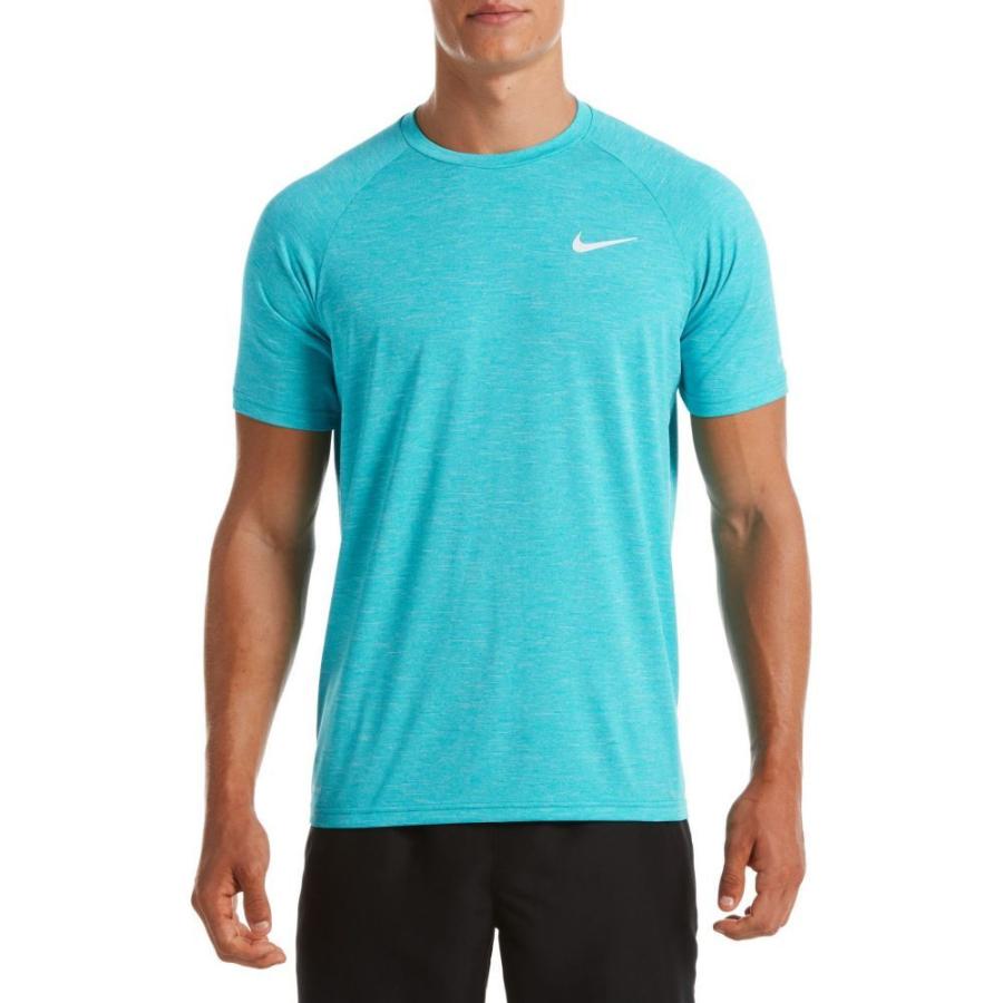 超人気の Nike ナイキ 水着 ビーチウェア メンズ ラッシュガード ナイキ Nike メンズ Aqua Oracle Guard Rash Sleeve Short Heather 水着 ビーチウェア ラッシュガード ラッシュガード