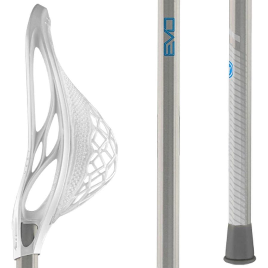 【新作からSALEアイテム等お得な商品満載】 うのにもお得な情報満載 ウォーリアー Warrior ユニセックス ラクロス スティック クロス EVO Warp NEXT Complete Lacrosse Stick 2020 White Silver 3rdstones.com 3rdstones.com