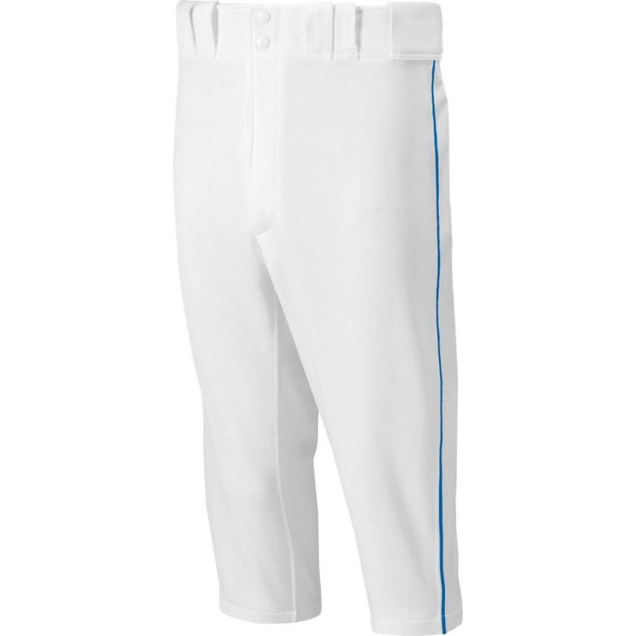 ミズノ Mizuno メンズ 野球 ショートパンツ ボトムス パンツ Premier Short Piped Baseball Pants White  Royal 最高級のスーパー