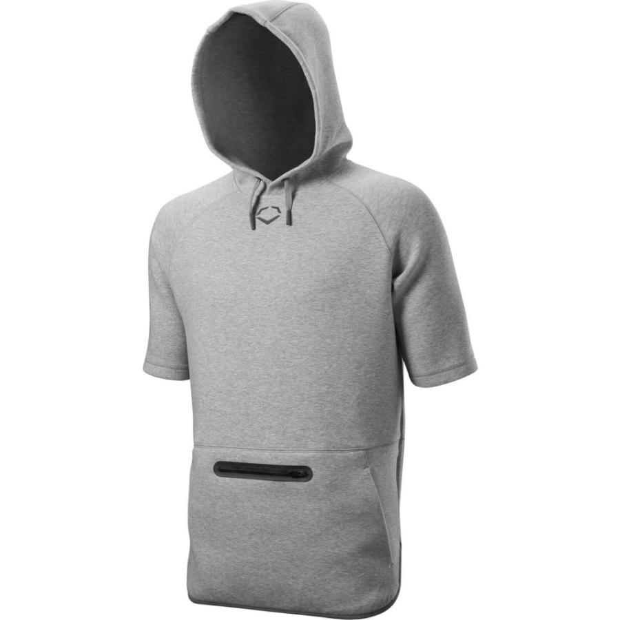 激安特価 エボシールド Evoshield メンズ 野球 トップス Pro Team Short Sleeve Hoodie Grey 最安値挑戦 Www Gettoknowmontco Com