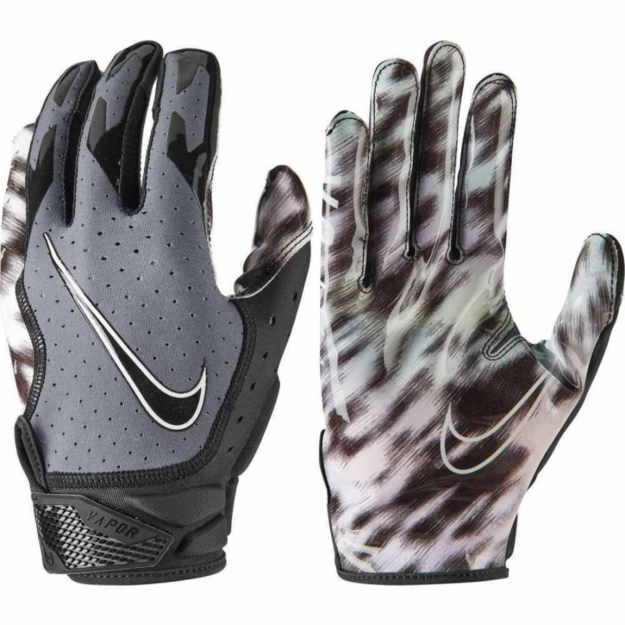 人気満点 ナイキ Nike ユニセックス アメリカンフットボール レシーバーグローブ グローブ Adult Vapor Jet 6 0 Receiver Gloves Dark Grey Black 新発売の Educationbd Org