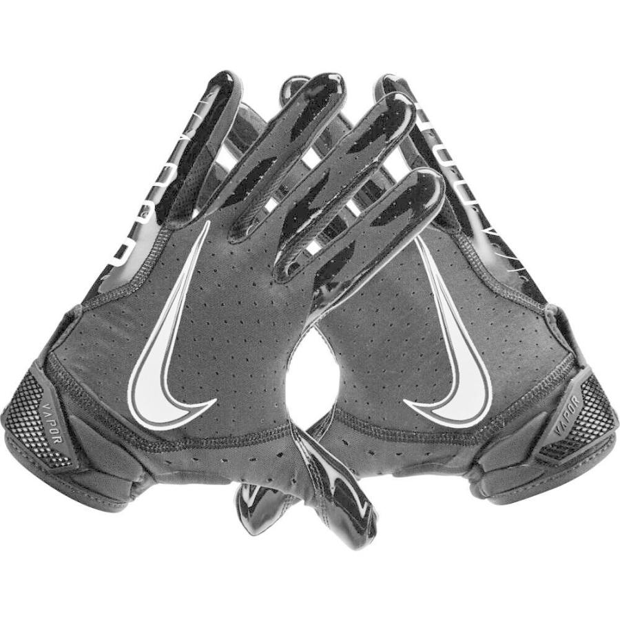 ナイキ Nike ユニセックス アメリカンフットボール レシーバーグローブ グローブ Adult Vapor Jet 6.0 Receiver  Gloves Black White ショップ