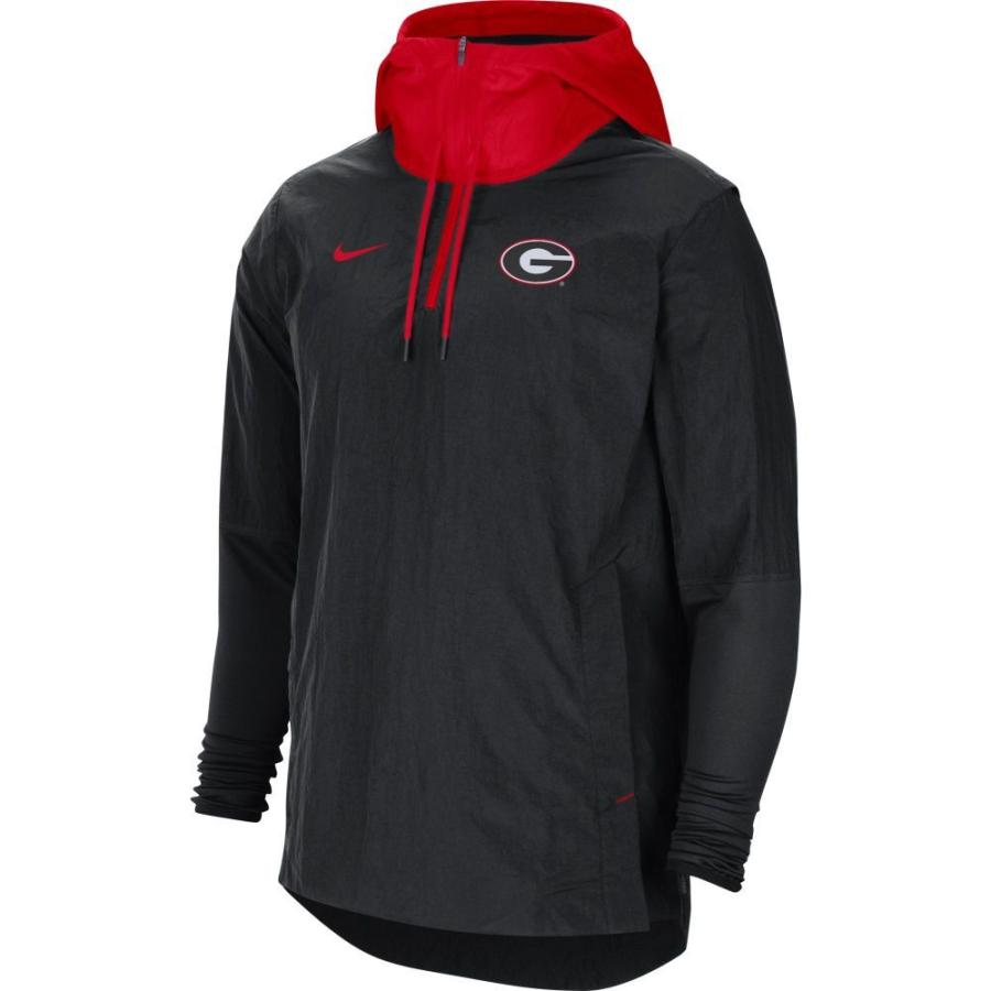 もらって嬉しい出産祝い Georgia アウター ジャケット メンズ Nike ナイキ アウター メンズ ジャケット ナイキ Nike Bulldogs Jacket Black Lightweight Player Sideline Football ジャケット