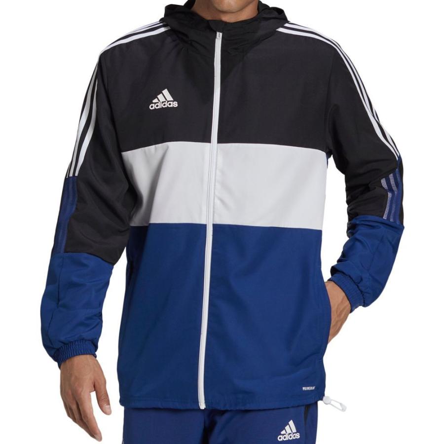 国内即発送 Adidas アディダス アウター メンズ ジャケット アディダス Adidas メンズ Blue Black Victory Windbreaker Warm Primeblue Tiro アウター ウィンドブレーカー ジャケット ジャケット