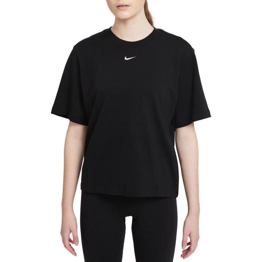 ナイキ Nike レディース ラクロス Tシャツ トップス Sportswear Essential Boxy T-Shirt Black