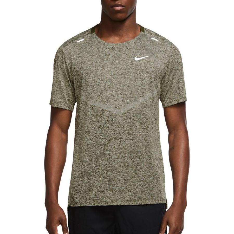 激安正規 Dri Fit トップス ドライフィット ランニング ウォーキング メンズ Nike ナイキ ランニング ウォーキング メンズ トップス ナイキ Nike Rise Green Rough T Shirt Running Sleeve Short 365 ウエア