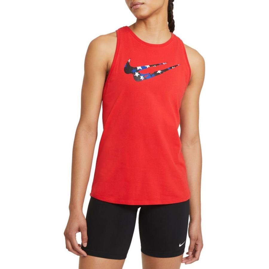 1074円 輝い ナイキ Nike レディース ラクロス ドライフィット タンクトップ トップス Dri Fit Swoosh Stars Training Tank Chile Red