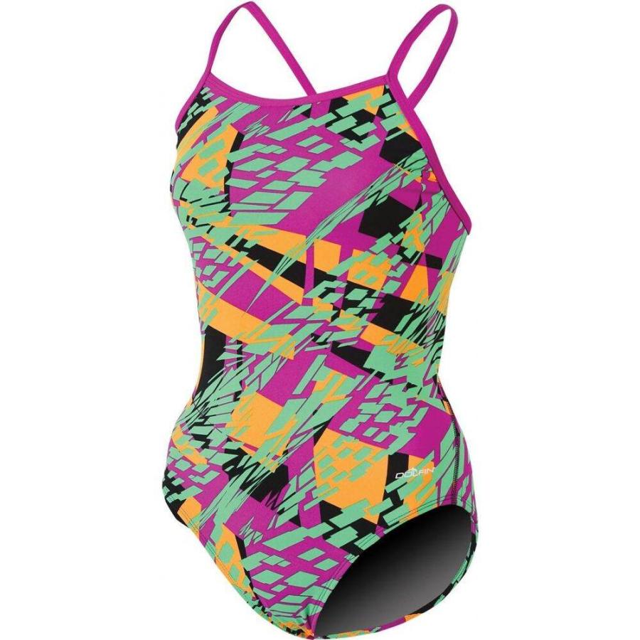 ドルフィン Dolfin レディース ワンピース 水着 ビーチウェア Zephyr Print V Back Swimsuit Multi Zeph Thewhitebuilding Org Uk