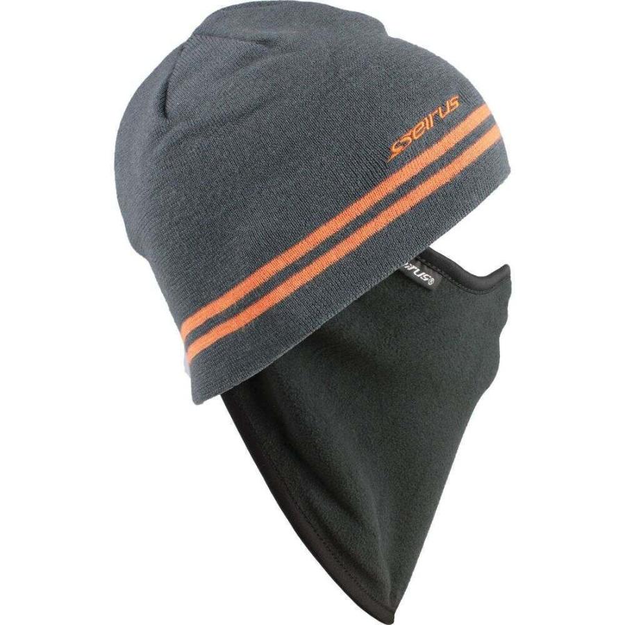 セイラス Seirus ユニセックス 帽子 Quick Draw Hat Charcoal/Orange サンバイザー