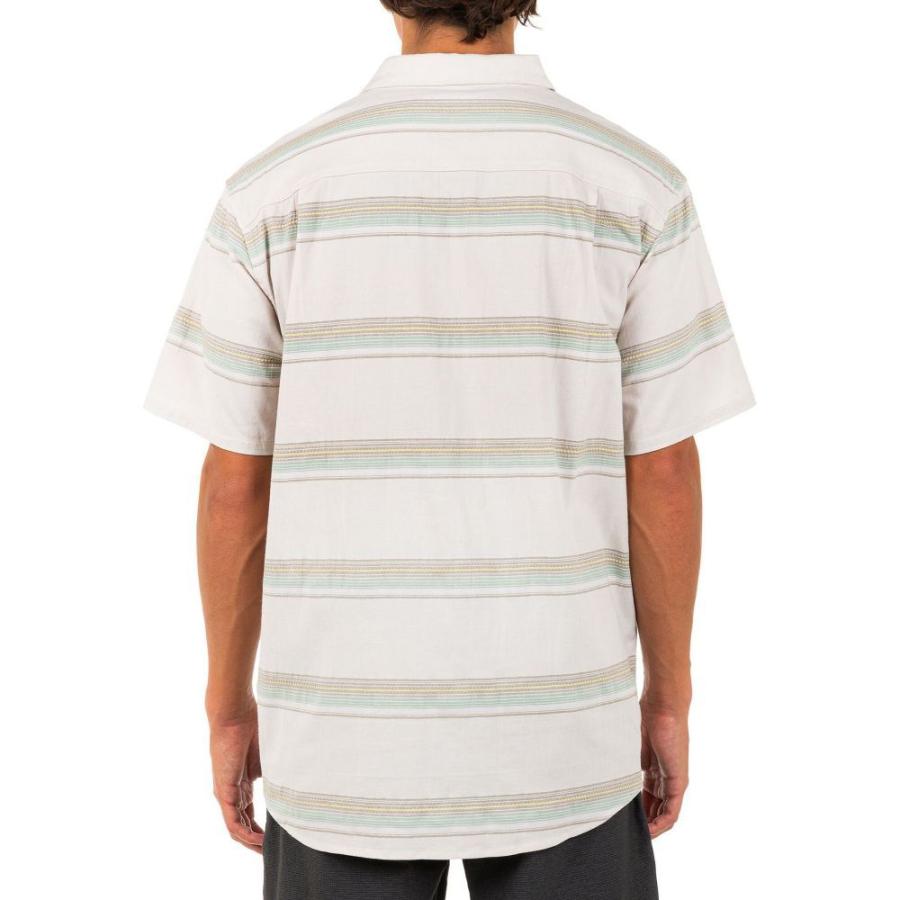 通販激安 Hurley ハーレー トップス メンズ 半袖シャツ ハーレー Hurley メンズ White Summit Shirt Sleeve Short Stretch Miles トップス 半袖シャツ シャツ カジュアルシャツ
